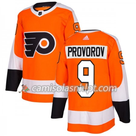 Camisola Philadelphia Flyers Ivan Provorov 9 Adidas 2017-2018 Laranja Authentic - Homem